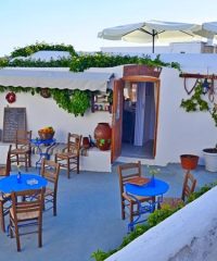 Cafe Restaurant Snack Bar | Emporio Santorini Cyclades | The Old Barber Shop