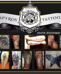 Tattoo | Laganas Zakynthos | Art Tattoo Inc Spyros Crossbones Family