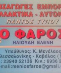 ΑΝΤΑΛΛΑΚΤΙΚΑ ΑΥΤΟΚΙΝΗΤΩΝ | ΚΑΒΑΛΛΑΡΙ ΘΕΣΣΑΛΟΝΙΚΗ | ΦΑΡΟΣ-ΗΛΙΟΥΔΗΣ