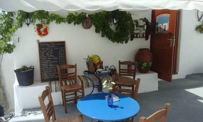 Cafe Restaurant Snack Bar | Emporio Santorini Cyclades | The Old Barber Shop - greekcatalog.net